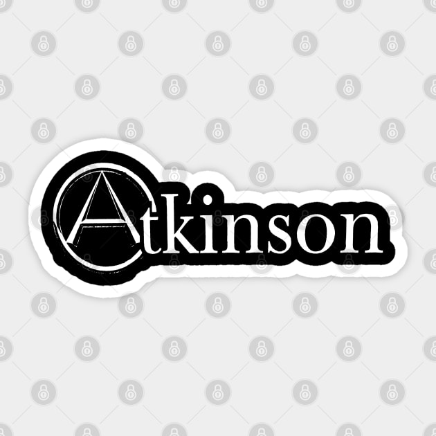 Vintage Atkinson truck logo Sticker by soitwouldseem